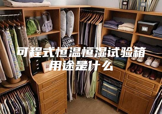可程式恒温恒湿试验箱用途是什么