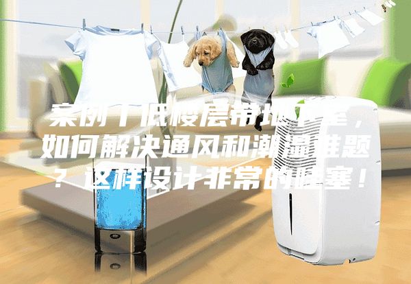 案例丨低楼层带地下室，如何解决通风和潮湿难题？这样设计非常的哇塞！